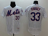 New York Mets #33 Matt Harvey White(Blue Strip) 2016 Flexbase Collection Stitched Jersey,baseball caps,new era cap wholesale,wholesale hats
